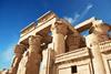 Ruins of the Nile Temple of Kom Ombo, Egypt