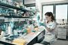 Picture of a female researcher working in a laboratory