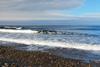 rocky beach north of the Arctic Sea