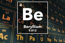 Periodic table of the elements – 4 – Beryllium