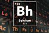 Periodic table of the elements – 107 – Bohrium