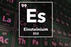 Periodic table of the elements – 99 – Einsteinium