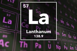 Periodic table of the elements – 57 – Lanthanum