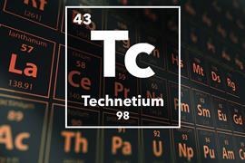 Periodic table of the elements – 43 – Technetium