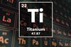 Periodic table of the elements – 22 – Titanium