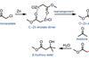 A scheme showing the Reformatskii reaction applied on methyl chloroacetate