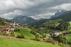 A picture of a small Italian town