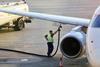 An image showing the refueling of an aircraft