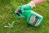 An image showing Roundup being sprayed on grass