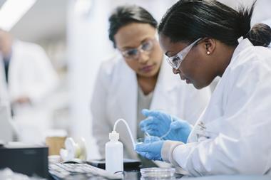 An image showing scientists in a lab