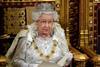 A photograph showing the Queen's speech