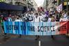 An image taken during an Extinction Rebellion protest in London