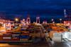 An image showing an empty port in Seoul