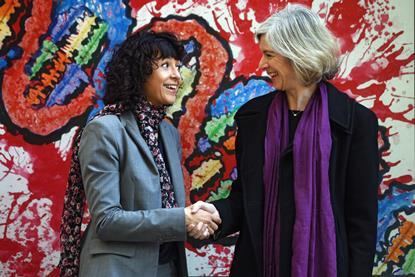 Emmanuella Charpentier and Jennifer Doudna