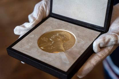 An image showing a Nobel prize medal