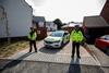 An image showing police on the scene at Muggleton Road