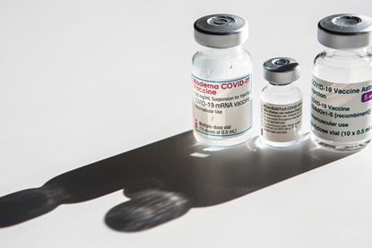 An image showing vaccine vials