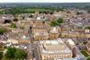 Oxford University aerial view