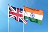 India and UK flags