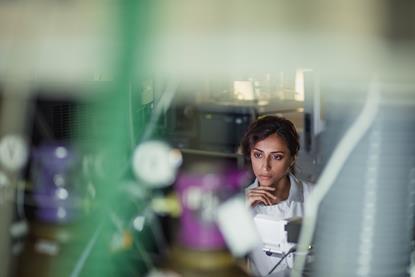 Woman scientist