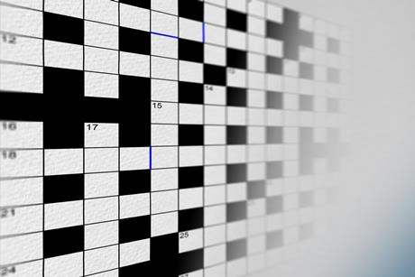 Cryptic crossword grid 058